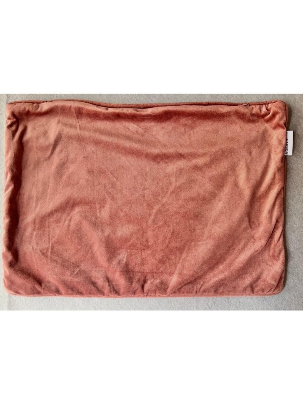 Sag Harbor Dusty Rose Pillow Cover With Velvet Back & Hidden Zipper - Picture 2 of 10